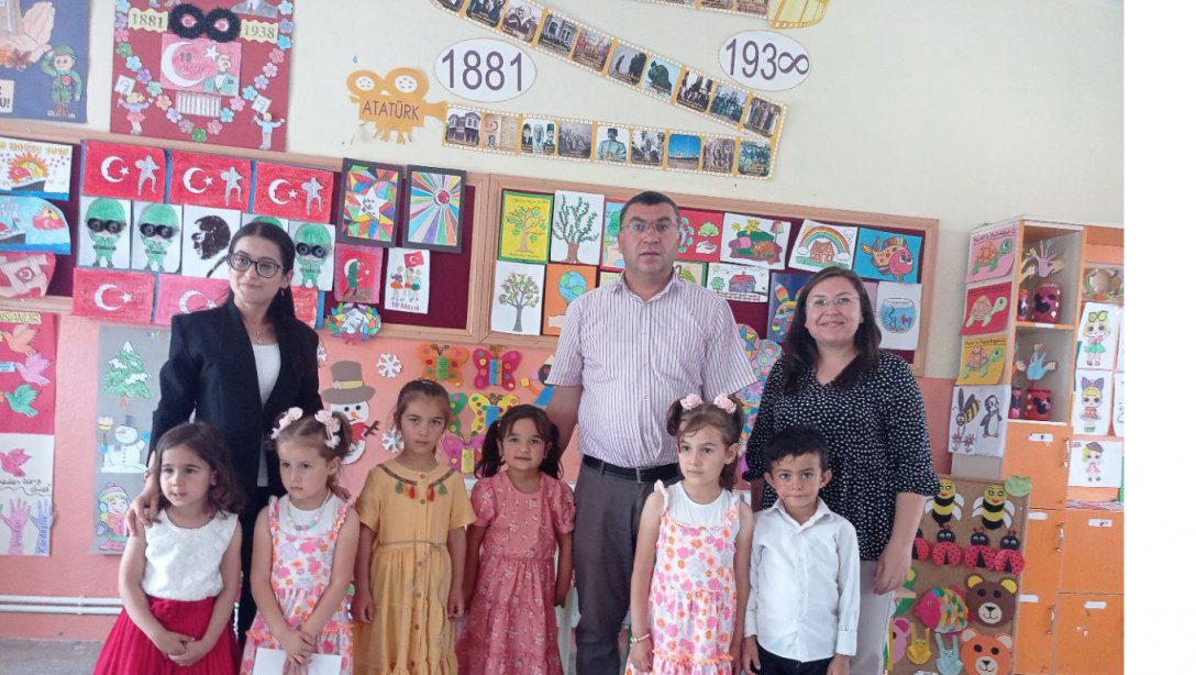İlçemiz Oklava İlkokulunda 'Okul Öncesi Yıl Sonu Şenlikleri Sergisi' Programı Düzenlendi.