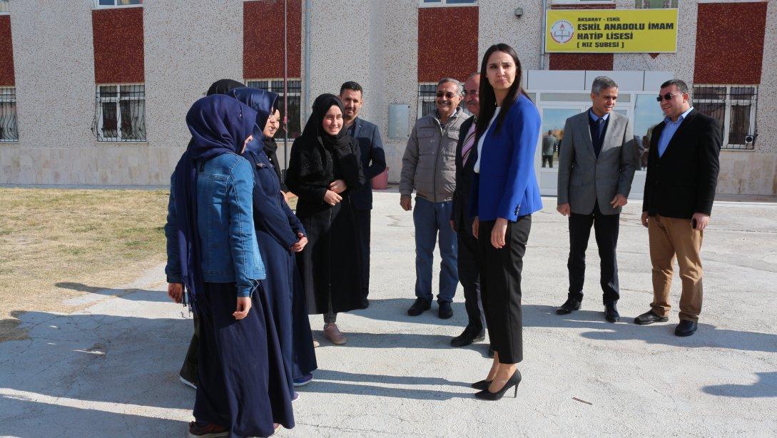 Sayın Kaymakamımız Eskil Anadolu İmam Hatip Lisesini Ziyaret Etti