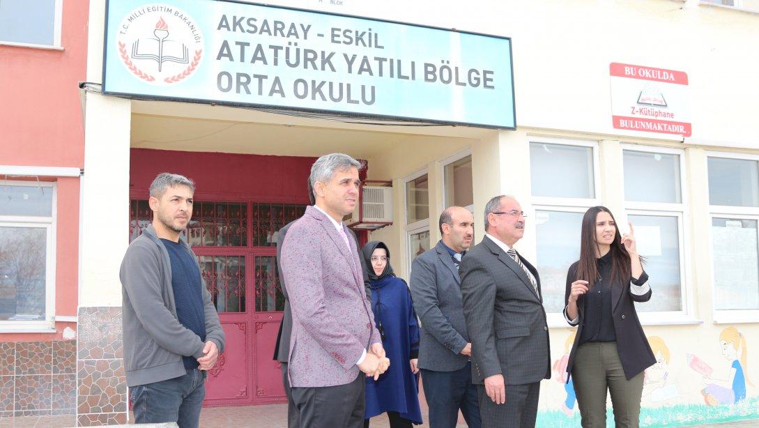 Sayın Kaymakamımız Atatürk Yatılı Bölge Ortaokulunu Ziyaret Etti