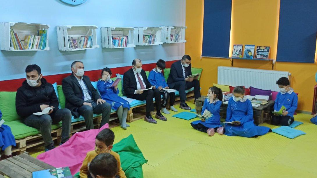 Kütüphanecilik Haftası Kapsamında Şehit Recep Bozdağ İlkokulu Ziyareti