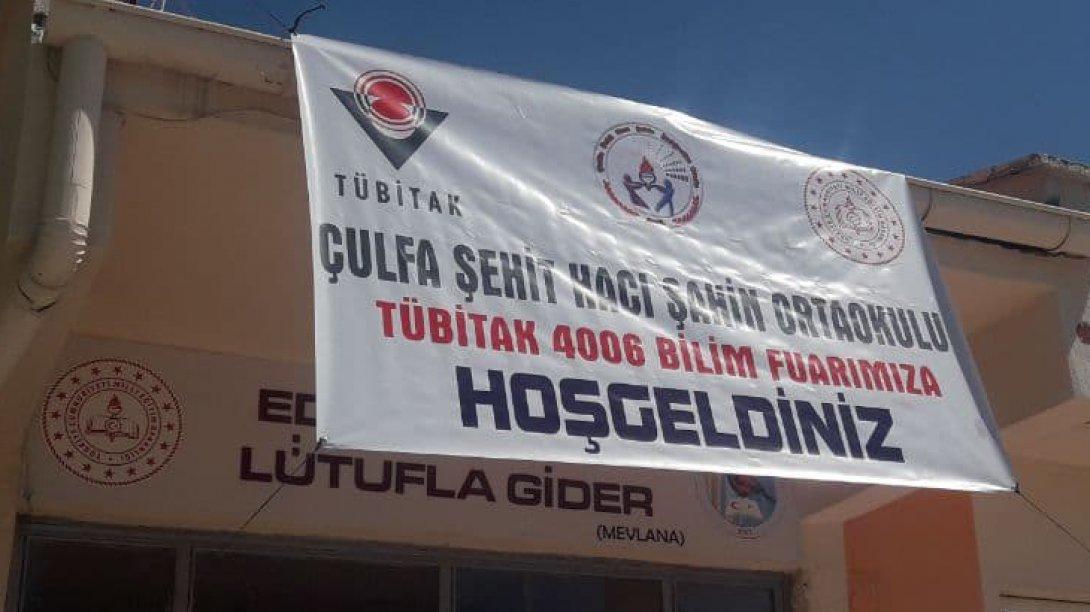 Çulfa Şehit Hacı Şahin Ortaokulu'muzda 4006 Tubitak Bilim Fuarı Yapıldı 