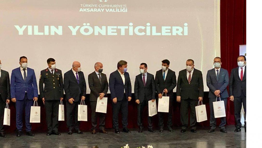 Aksaray 'Kamu Kurumları Yılın Çalışanı ve Yılın İdarecisi Ödül Töreni'nden Eskil'e Bir Ödül