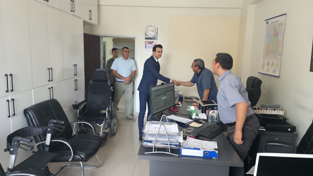 Kaymakamımız Sayın Harun Uzar Müdürlüğümüzü Ziyaret Etti