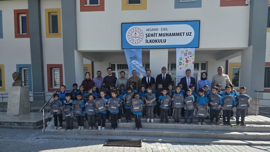 TKDK İl Koordinatörlüğünden Şehit Muhammet Uz İlkokuluna Anlamlı Ziyaret